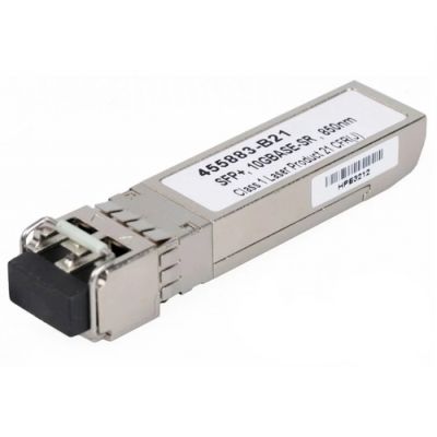 Оптический трансивер HPE BladeSystem c-Class 10Gb SFP+ SR, 455883-В21 Оптический трансивер HPE BladeSystem c-Class 10Gb SFP+ SR, 455883-В21