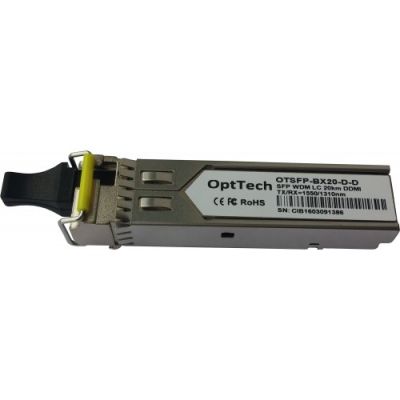 Оптический трансивер OptTech OTSFP-BX20-D-D Оптический трансивер OptTech OTSFP-BX20-D-D