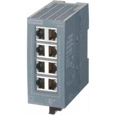 Коммутатор Siemens Scalance XB008: 8×RJ45 10/100Мбит/с Коммутатор Siemens Scalance XB008: 8×RJ45 10/100Мбит/с