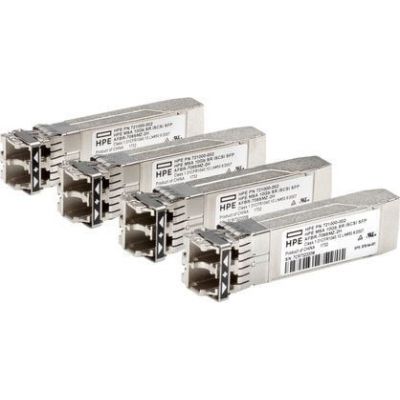 Оптический трансивер HPE 10Gb SW iSCSI SFP 4 Pk, C8R25B