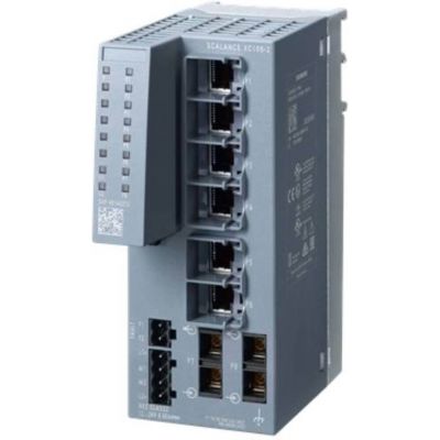 Коммутатор Siemens Scalance XC106-2 (SC): 6×RJ45 10/100Мбит/с, 2×SC 100Мбит/с (MM) Коммутатор Siemens Scalance XC106-2 (SC): 6×RJ45 10/100Мбит/с, 2×SC 100Мбит/с (MM)