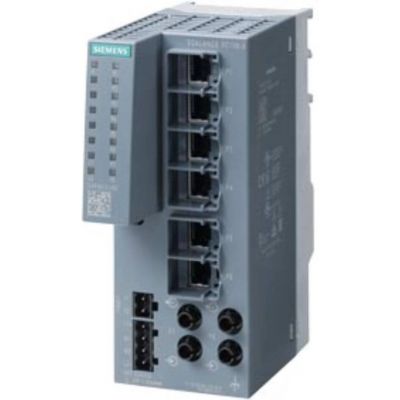 Коммутатор Siemens Scalance XC106-2 (ST/BFOC): 6×RJ45 10/100Мбит/с, 2×ST/BFOC 100Мбит/с (MM) Коммутатор Siemens Scalance XC106-2 (ST/BFOC): 6×RJ45 10/100Мбит/с, 2×ST/BFOC 100Мбит/с (MM)