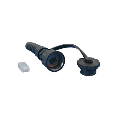 Hyperline KJ-IE-8P8C-C6-180-BK , модуль промышленный Hyperline KJ-IE-8P8C-C6-180-BK , модуль промышленный