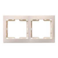 EMK20-K33-DM, РГ-2-ККм рамка двухместная EMK20-K33-DM, РГ-2-ККм рамка двухместная