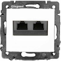 Legrand 770080, розетка телефонная/компьютерная Legrand 770080, розетка телефонная/компьютерная