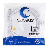 PC-UTP-RJ45-Cat.6-5m-WH, патч-корд PC-UTP-RJ45-Cat.6-5m-WH, патч-корд