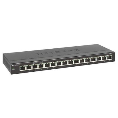 GS316-100PES, неуправляемый коммутатор