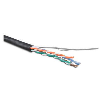 Hyperline UUTP4-C5E-S24-IN-PVC-BK-305, кабель витая пара