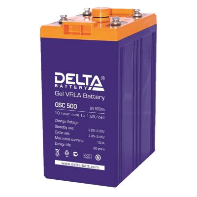 Delta GSC500, свинцово-кислотный аккумулятор