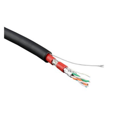 Hyperline SFTP4-C7-S23-IN/OUT-LSZH/PVC-BK-500, кабель витая пара