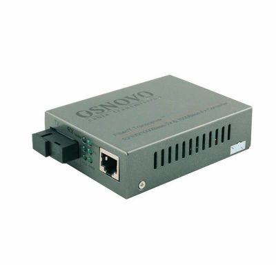 OMC-1000-11S5b, медиаконвертер оптический OMC-1000-11S5b, медиаконвертер оптический