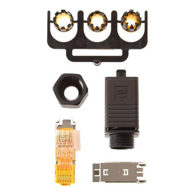 SPR CONN PUSH PULL PLUG IDC-8 IP67, защелкивающийся штекер