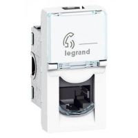 Legrand 078730, розетка телефонная