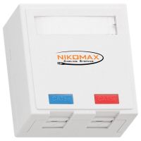 NMC-WO2SD2-FT-ST-WT, настенная розетка