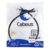 PC-UTP-RJ45-Cat.5e-0.5m-BK, патч-корд