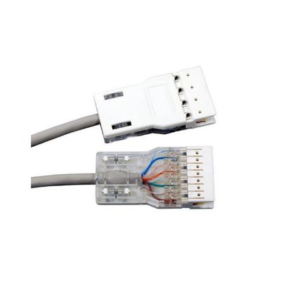 Hyperline PC-110-110-4P-C5e-2M-GY, патч-корд