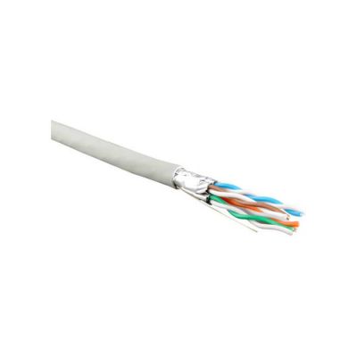 Hyperline SFTP4-C6A-S23-IN-LSZH-GY-500, кабель витая пара