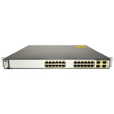 WS-C3750G-24TS-E1U, коммутатор