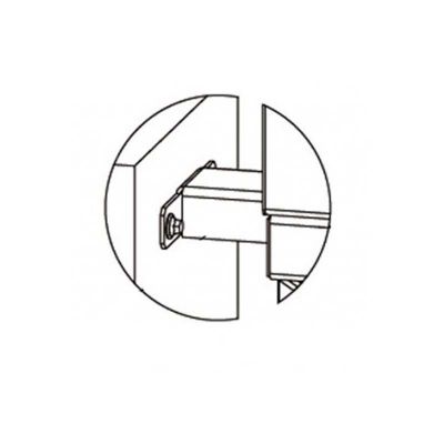 PERCo-RF01 0-11, кронштейн для створки турникета