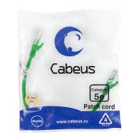 PC-UTP-RJ45-Cat.5e-0.3m-GN, патч-корд