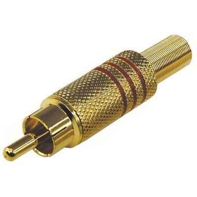 14-0411-4, разъём штекер RCA под винт ZN GOLD 14-0411-4, разъём штекер RCA под винт ZN GOLD
