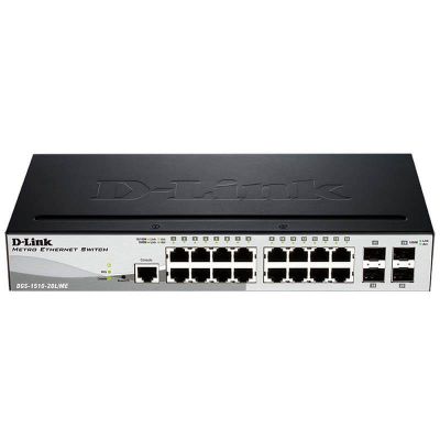DGS-1510-20L/ME/A1A, 16-портовый коммутатор DGS-1510-20L/ME/A1A, 16-портовый коммутатор