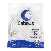 PC-UTP-RJ45-Cat.5e-1m-WH-LSZH, патч-корд