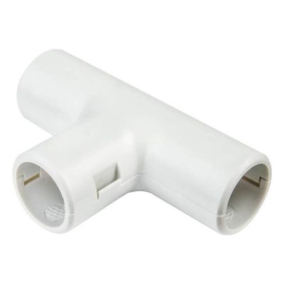 Ecoplast-41320-25HF, TI20G тройник (2 част.) без галогена для труб D20 мм