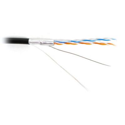 Hyperline FUTP2-C5-S24-OUT-PE-BK-500, кабель витая пара