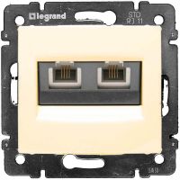 Legrand 774339, розетка телефонная