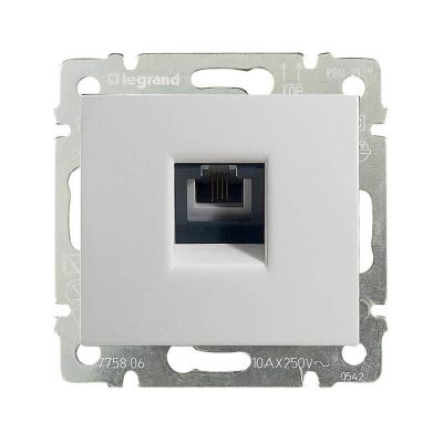 Legrand 774438, розетка телефонная