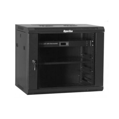 Hyperline TWM-0945-GR-RAL9004 , шкаф настенный