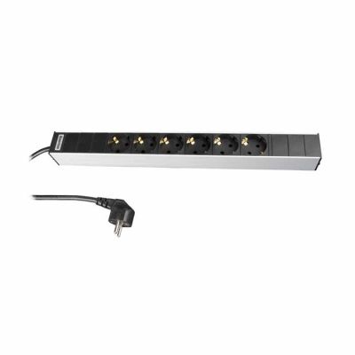 Hyperline SHT19-6SH-2.5EU, блок розеток