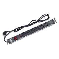 PDU-6P-F-2EU, блок евророзеток PDU-6P-F-2EU, блок евророзеток