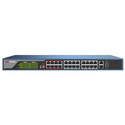 DS-3E0326P-E, PoE-коммутатор неуправляемый