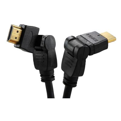 17-6204-3, шнур HDMI - HDMI gold с фильтрами угловой 360° 17-6204-3, шнур HDMI - HDMI gold с фильтрами угловой 360°