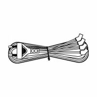 Hyperline KL-FCRD-2F-EU-1.8-BK, кабель питания