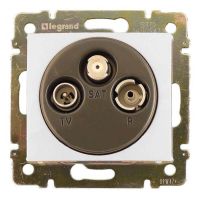 Legrand 774435, розетка телевизионная TV-FM-SAT
