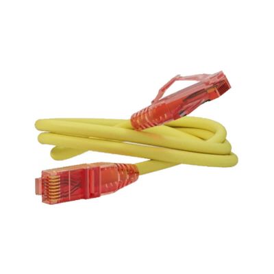 Hyperline PC-LPM-UTP-RJ45-RJ45-C5e-0.15M-LSZH-YL, патч-корд