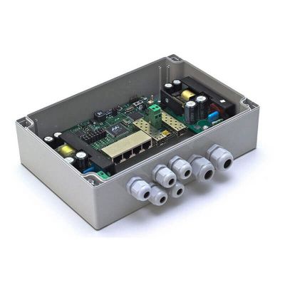 TFortis PSW-2G4F, коммутатор с питанием по PoE 4-портовый
