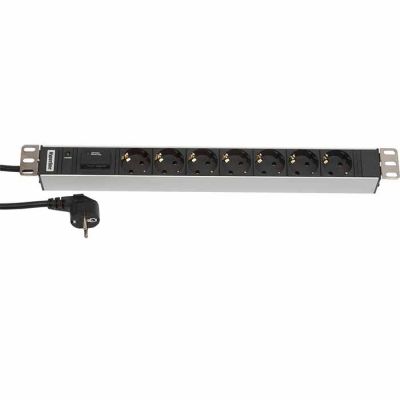 Hyperline SHT19-7SH-IF-2.5EU, блок розеток