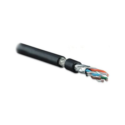 Hyperline SFTP4-C7A-S22-OUT-PE-BK-500, кабель витая пара Hyperline SFTP4-C7A-S22-OUT-PE-BK-500, кабель витая пара
