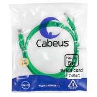 PC-UTP-RJ45-Cat.5e-1m-GN-LSZH, патч-корд