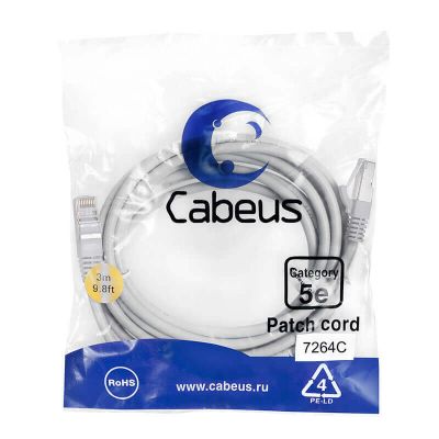PC-FTP-RJ45-Cat.5e-3m, патч-корд PC-FTP-RJ45-Cat.5e-3m, патч-корд