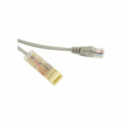 Hyperline PC-110-110-1P-CX-1M-GY, патч-корд