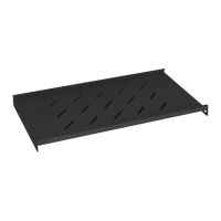 SH-J018-WM45-BK, полка 19" перфорированная