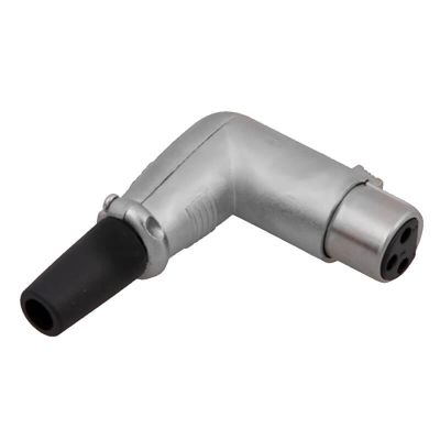 14-0521, разъём CANON гнездо XLR на шнур угловой