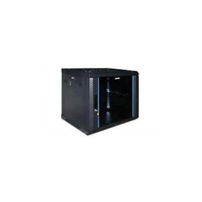 Hyperline TWFS-0945-GP-RAL9004, шкаф настенный Hyperline TWFS-0945-GP-RAL9004, шкаф настенный