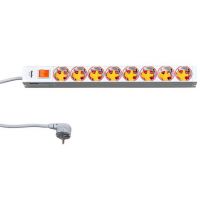 Hyperline S19-8SHB-S-2EU, блок розеток