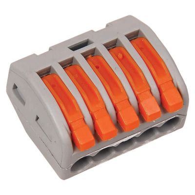 Ecoplast 42805, клемма рычажная 222-415 (5х2,5) Ecoplast 42805, клемма рычажная 222-415 (5х2,5)